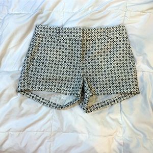 J.crew navy and cream shorts